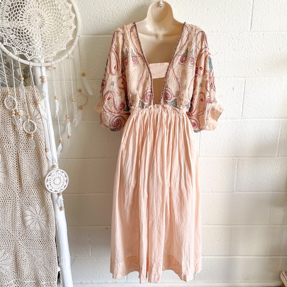 NWOT Free People Mesa Midi Dress - Picture 11 of 16
